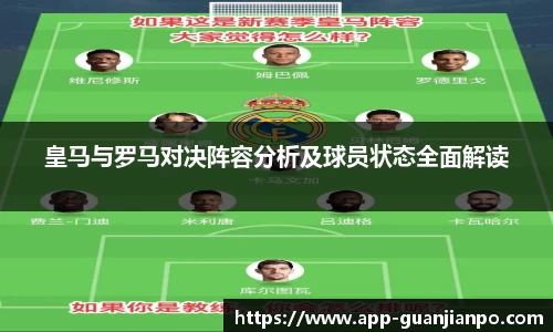 皇马与罗马对决阵容分析及球员状态全面解读